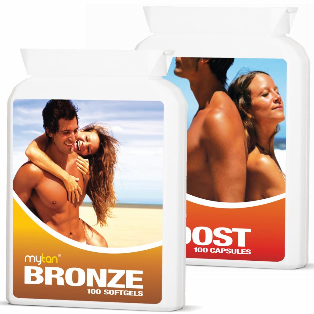 MyTan Boost and Bronze Ultimate Tanning Pills Pack
